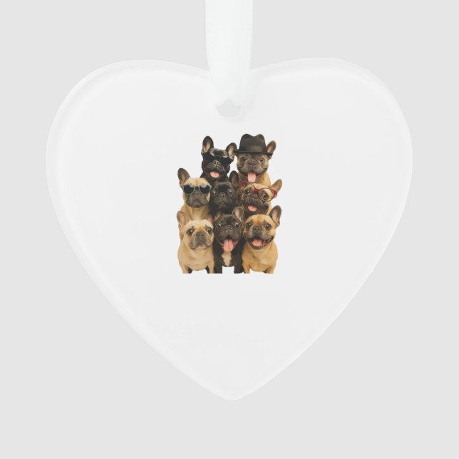 French Bulldog Ornament (Front)