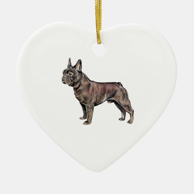 French Bulldog Ornament (Front)