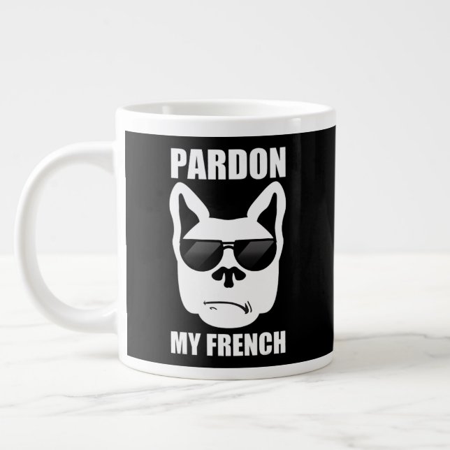 French Bulldog Owner  Large Coffee Mug (Left)