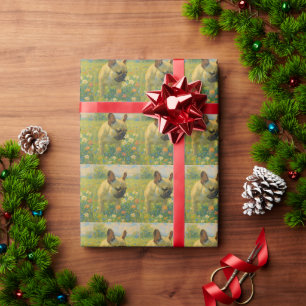 French Bulldog Painterly Gift Wrapping Paper