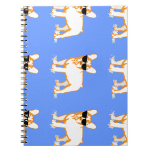 French Bulldog pattern Spiral Notebook
