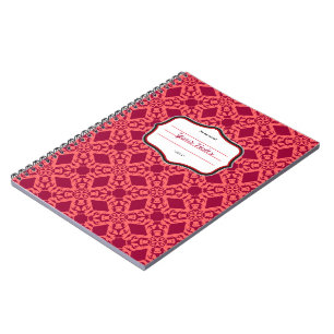 French Bulldog pattern Spiral Notebook
