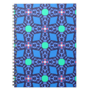 French Bulldog pattern Spiral Notebook