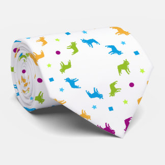French Bulldog pattern Tie