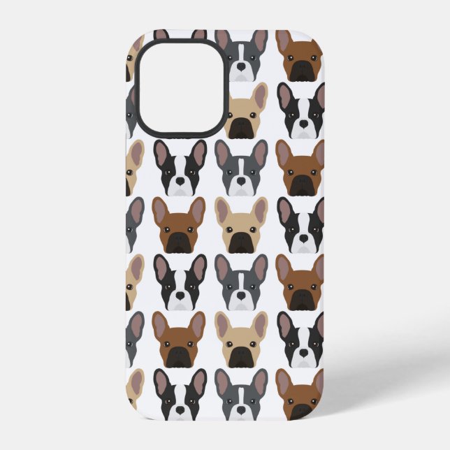 French Bulldog Patterned iPhone Case (Back)
