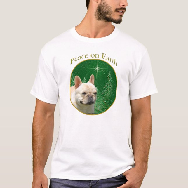 French Bulldog Peace T-Shirt (Front)
