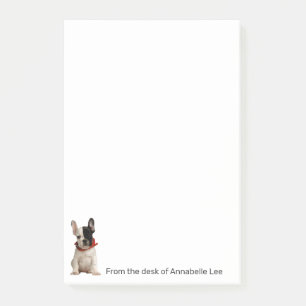 French Bulldog Personalise Post-it Notes