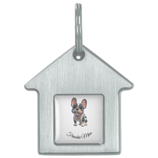 French Bulldog Pet ID Tag (Front)