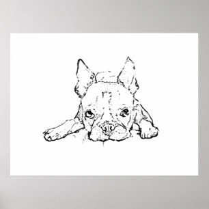French Bulldog, Pet Memorial Print