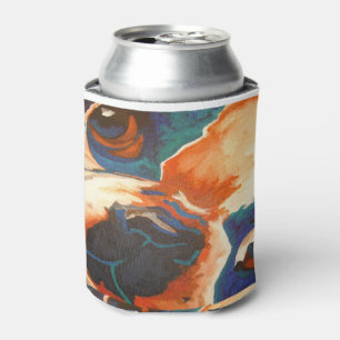 French Bulldog Pet Portrait Can Cooler