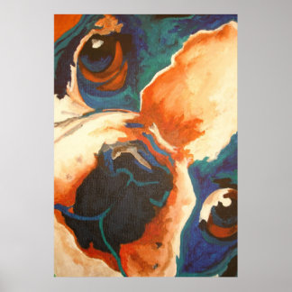 French Bulldog Pet Portrait Poster