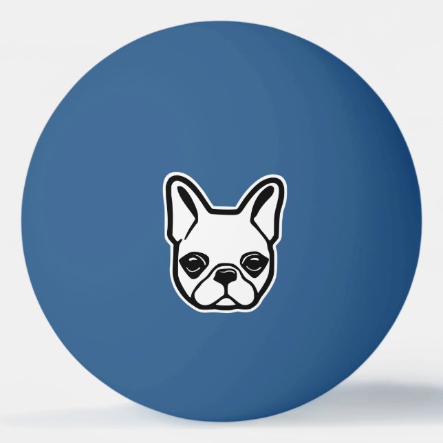 French Bulldog Ping Pong Ball (Front)