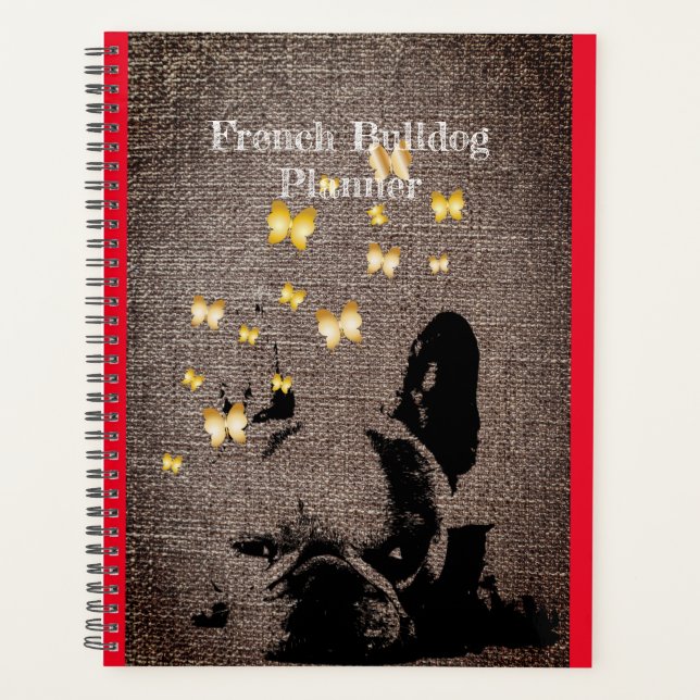 French Bulldog Planner (Front)