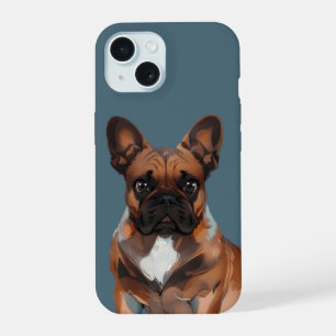 French Bulldog play with fun iPhone 15 Case