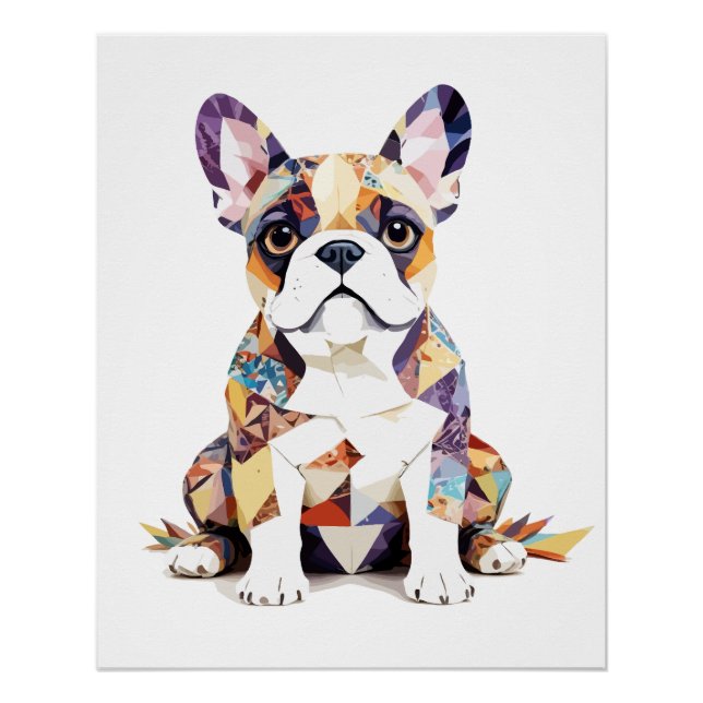 French Bulldog Playful Adorable Fun Joyful Animal Poster (Front)