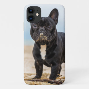 French Bulldog Playing in the Sand Case-Mate iPhone Case