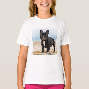 French Bulldog Playing in the Sand T-Shirt