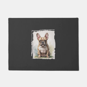 French Bulldog Portrait Doormat