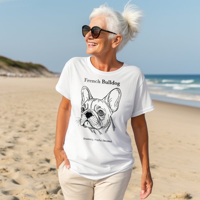 French Bulldog Portrait Tri-Blend Shirt (Creator Uploaded)