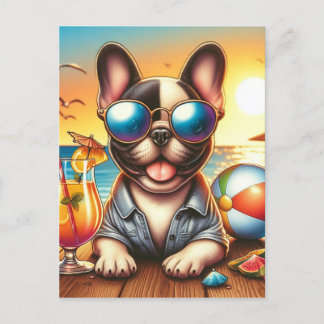 French Bulldog Postcard