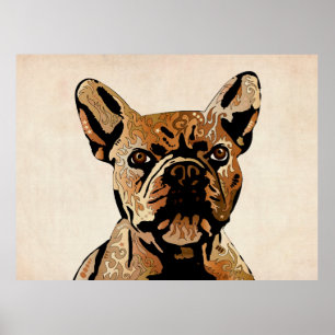 French Bulldog Poster