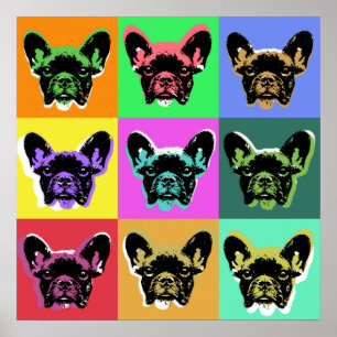 French bulldog poster