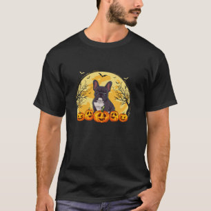 French Bulldog Pumpkins Halloween Costume Men Wome T-Shirt