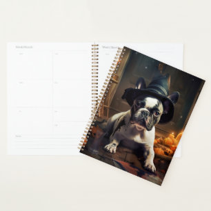 French Bulldog Pumpkins Halloween Scary Planner