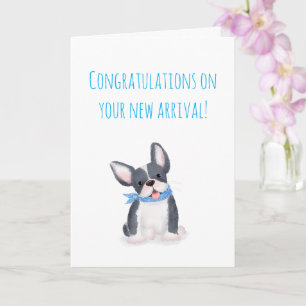 French bulldog pup Mother's Day card from the dog