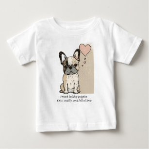 French bulldog puppies - Cute and full of Love Baby T-Shirt