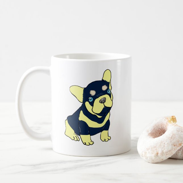 French Bulldog Puppy Coffee Mug (With Donut)