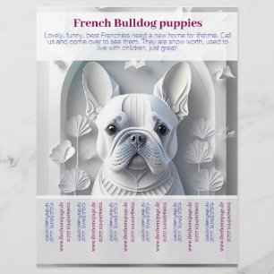 French Bulldog Puppy Flyer 