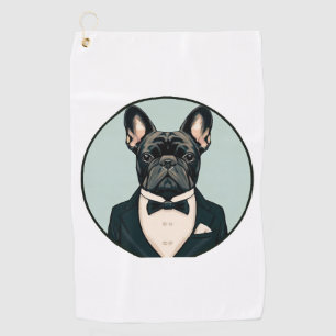 French Bulldog Puppy Golf Towel