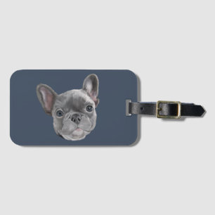 French Bulldog Puppy Luggage Tag