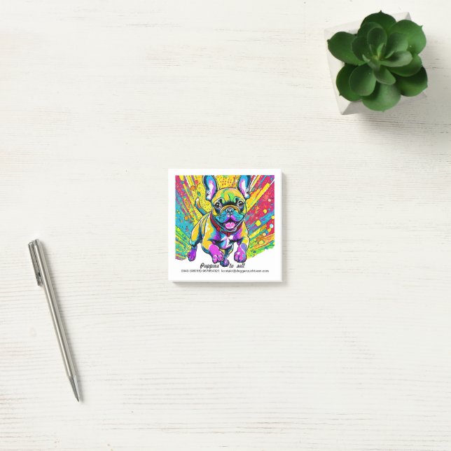 French Bulldog Puppy to sell  Post-it Notes (Office)