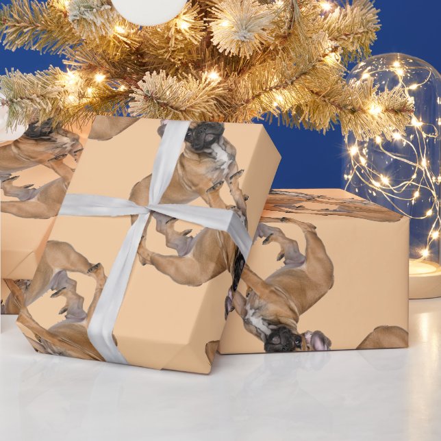French Bulldog puppy Wrapping Paper (Holidays)
