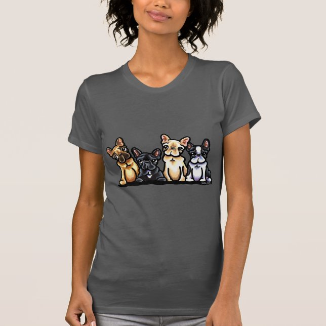 French Bulldog Quartet T-Shirt (Front)