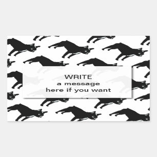 French Bulldog Rectangular Sticker