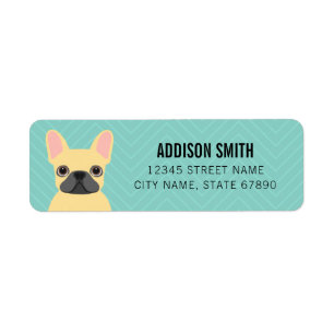 French Bulldog Return Address Labels