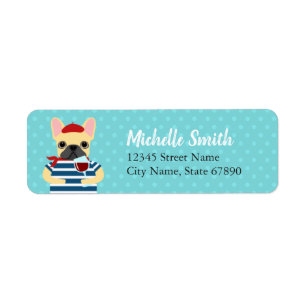 French Bulldog Return Address Labels