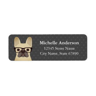 French Bulldog Return Address Labels