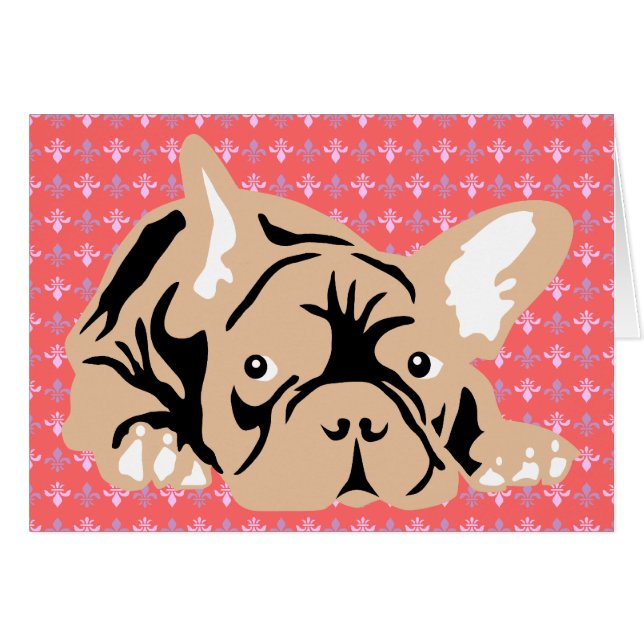 French Bulldog rose (Front Horizontal)