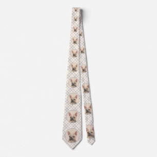 French Bulldog (Sable) Painting - Cute Original Do Tie