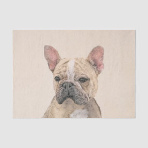 French Bulldog (Sable) Painting - Cute Original Do Tissue Paper