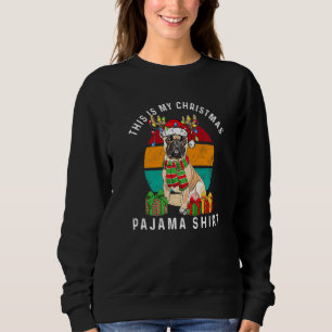 French Bulldog Santa Reindeer Cool Cute Dog Christ Sweatshirt