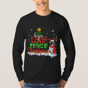French Bulldog Santa Reindeer Costume Christmas Tr T-Shirt