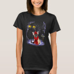 French Bulldog Santa Snow Christmas Light Winter P T-Shirt<br><div class="desc">French Bulldog Santa Snow Christmas Light Winter Pajama</div>