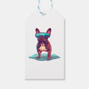 French Bulldog SciFi Wearing Cool Sunglasses Gift Tags
