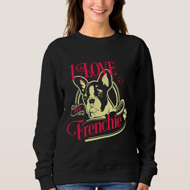 French Bulldog  Scoop Sweatshirt (Front)