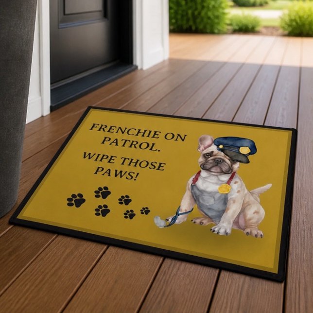 French Bulldog Security Door Mat (Creator Uploaded)